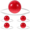 thumbnail image 1 of 5 piezas brillantes de la nariz roja del payaso de los accesorios del escenario para la navidad Halloween Fiesta de disfraces Balls, 1 of 8