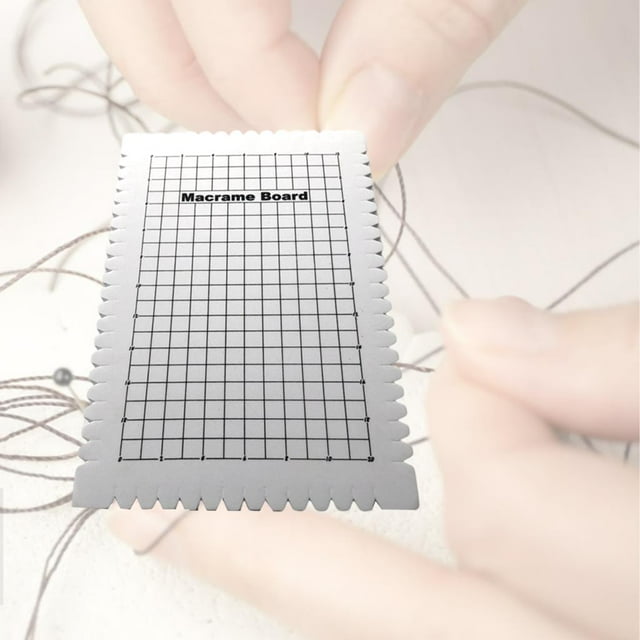 Mats de Bloqueo de Artesanías para Tejer perfecl Tablero de macramé 6.29x9.64x0.78 Pulgadas