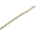 thumbnail image 3 of sterling silver 0.10ct tdw diamond s-link tennis bracelet (i-j,i2-i3), 3 of 5