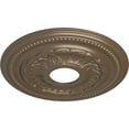 thumbnail image 3 of Ekena Millwork 15 3/4"OD x 3 1/4"ID x 1"P Galway Ceiling Medallion (Fits Canopies up to 3 1/4"), Hand-Painted Warm Silver, 3 of 6