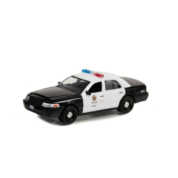 2001 Ford Crown Victoria Police Interceptor, Drive - Greenlight 44970E/48 - 1/64 Scale Diecast Car