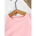 thumbnail image 4 of [Camiseta de Fresa] Camiseta de algodón suave con estampado de fresas para niña | Camiseta de manga corta con cuello redondo y diseño pixelado de fresas, lavable a máquina, ideal para cualquier temp, 4 of 8