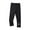 Black, variant on TFEOQRY Toddler Girls Cotton Linen Pants Summer Casual Children's Pants Capris Rabbit Decorative Elastic Thin Pants Black
