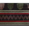 thumbnail image 4 of oneOone Georgette Viscose Fabric Stripe|Chevron & Tree Block Print Fabric BTY 42 Inch Wide, 4 of 4