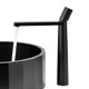 thumbnail image 5 of Grifo de baño con temperatura ajustable para lavabo de cocina o RV negro largo, 5 of 8