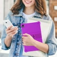 thumbnail image 4 of elitegadget Case for Tedupee Android Tablet, 10 inch Android 14 Tablet - Lightweight Protective Silicone Stand Cover + 1 Random Color Stylus (Purple), 4 of 6