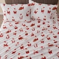 thumbnail image 4 of Holiday Inspired Microfiber Sheet Set, Full, 4 Pieces, 4 of 5