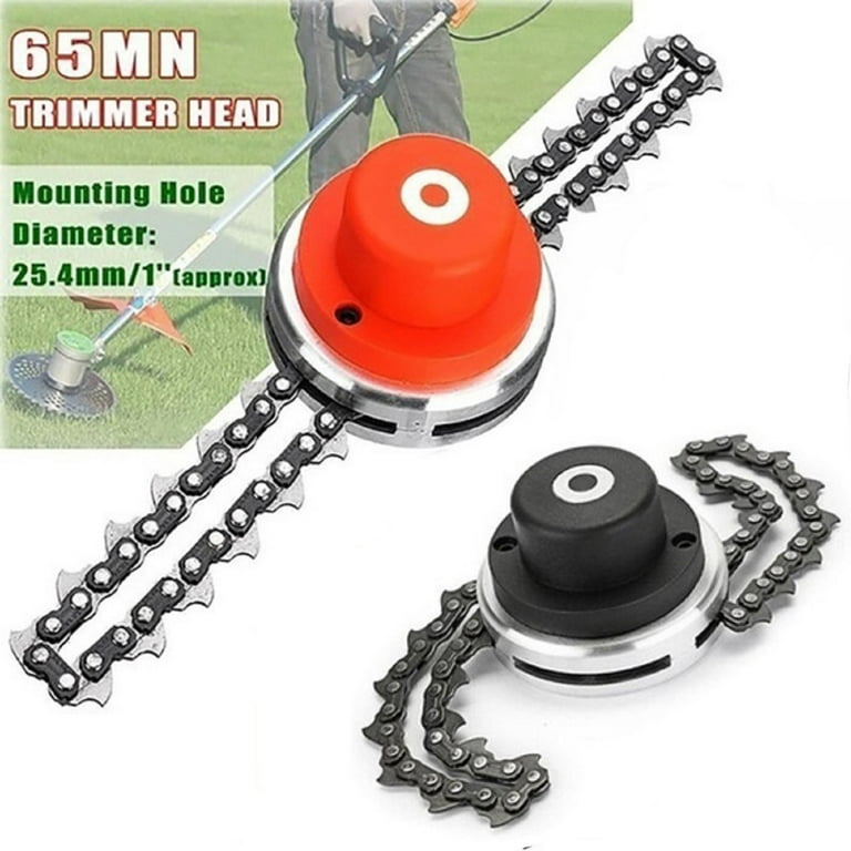 Universal Weed Eater Head, Chain Weed Trimmer Head 65Mn, Garden Lawn Mower, Mower