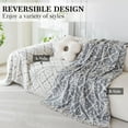 thumbnail image 2 of TOPCHANCES Chenille Couch Cover Sofa Slipcovers Towel Cover Couch Furniture Pet Protector Throws Blanket  (180*300cm, Grey), 2 of 7