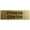 Brushed Gold, variant on Signs ByLITA Basic Fitness Center Sign - Laser-Engraved Lettering | Durable ABS Plastic | Vibrant Colors | Powerful Foam Tape (Black) - Large