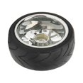 thumbnail image 3 of 4pcs 1/10 RC Wheels Shock Absorbing Abrasion Resistant RC Rubber Tires for Most 1/10 Flat Sports Cars, 3 of 4