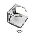 thumbnail image 2 of Folding Cup Holder Adjustable with Screws Portable for Auto Truck Beverage Car Drink , Plata Soledad soporte para bebidas de coche, 2 of 7