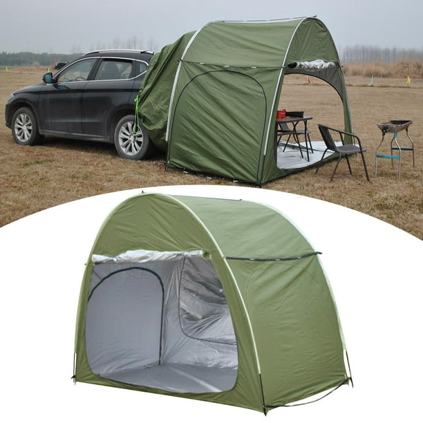 SUV Trunk Tent Car Vehicle Rear Camping Picnic Tour Sunshade Anti-Mosquito