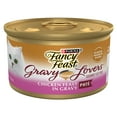 thumbnail image 2 of (6 pack) Purina Fancy Feast Gravy Lovers Pate Food, Wet Cat Food, Chicken Feast, 3 oz Can, 2 of 9