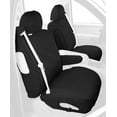 thumbnail image 2 of Covercraft Custom-Fit Front Bucket SeatSaver Seat Covers - Polycotton Fabric, Charcoal Black, 2 of 2