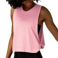 thumbnail image 3 of Running Tops for Women Sleeveless Tank Tops for Women Open Back Undershirt Sleeveless Shirts Lightweight Racerback Breathable Tee (Pink,M), 3 of 7
