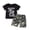 Z1-Black, variant on Xudanell Toddler Kids Baby Boy Summer Clothes Sets 1T 2T 3T 4T 5T Letter Print Short Sleeve Tops Camouflage Shorts Outfits (Army Green, 3-4 Years)
