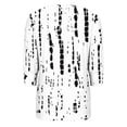 thumbnail image 6 of Vetsdori 3/4 Sleeve Tops for Women Tunic Plus Size Pullover Graphic,Button up Summer Lightweight Juniors Blouses Trendy, 6 of 7