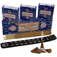 thumbnail image 4 of Nag Champa Incense Sticks And Cones Variety Pack With Burner Holder Bundle From Satya Incense 100g Trumiri For Smudging And Aroma, 4 of 5