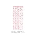 thumbnail image 3 of Linnome Rose Gold Thread Beaded Curtain 39x79 Inch Door Curtain Room Divider Tassel Beaded Arch for Bedroom Closet Decor, 3 of 6