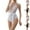 White, variant on uublik Womens Sleep Jumpsuit Valentine's Day Bodysuit V Neck Sleepwear Lounge Nightgown White