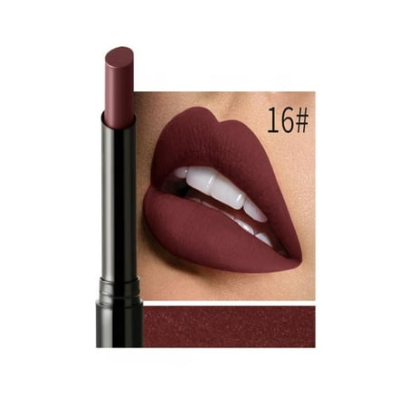 Velvet Matte Lip Pencil - OkrayDirect Long-lasting Velvet Matte Color Pencil Waterproof Lipstick Crayon Sexy Makeup P