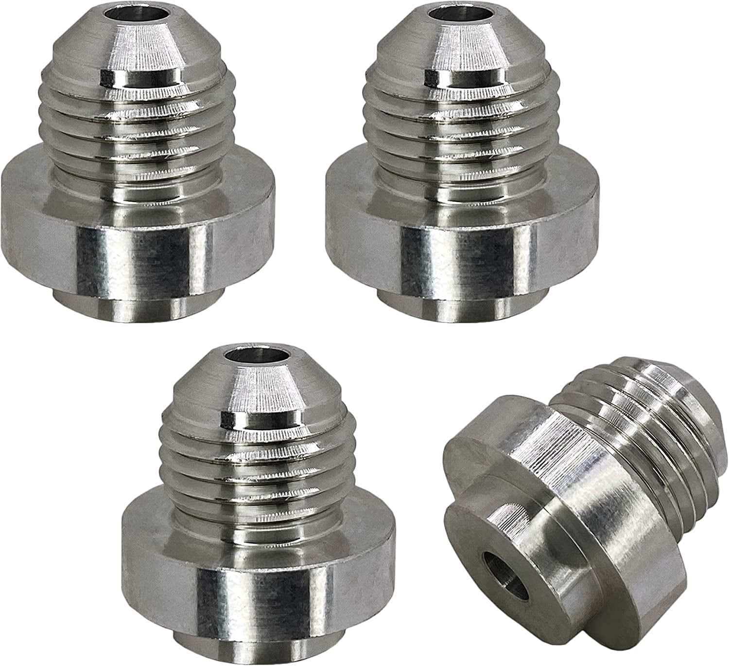 6AN to 6AN Male Flare Reducer Coupler Adapter Fitting Straight Aluminum