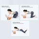 thumbnail image 3 of Rodillo Abdominal ANGGREK Rodillera De Entrenamiento Integral Múltiples Estilos De Entrenamiento, 3 of 7
