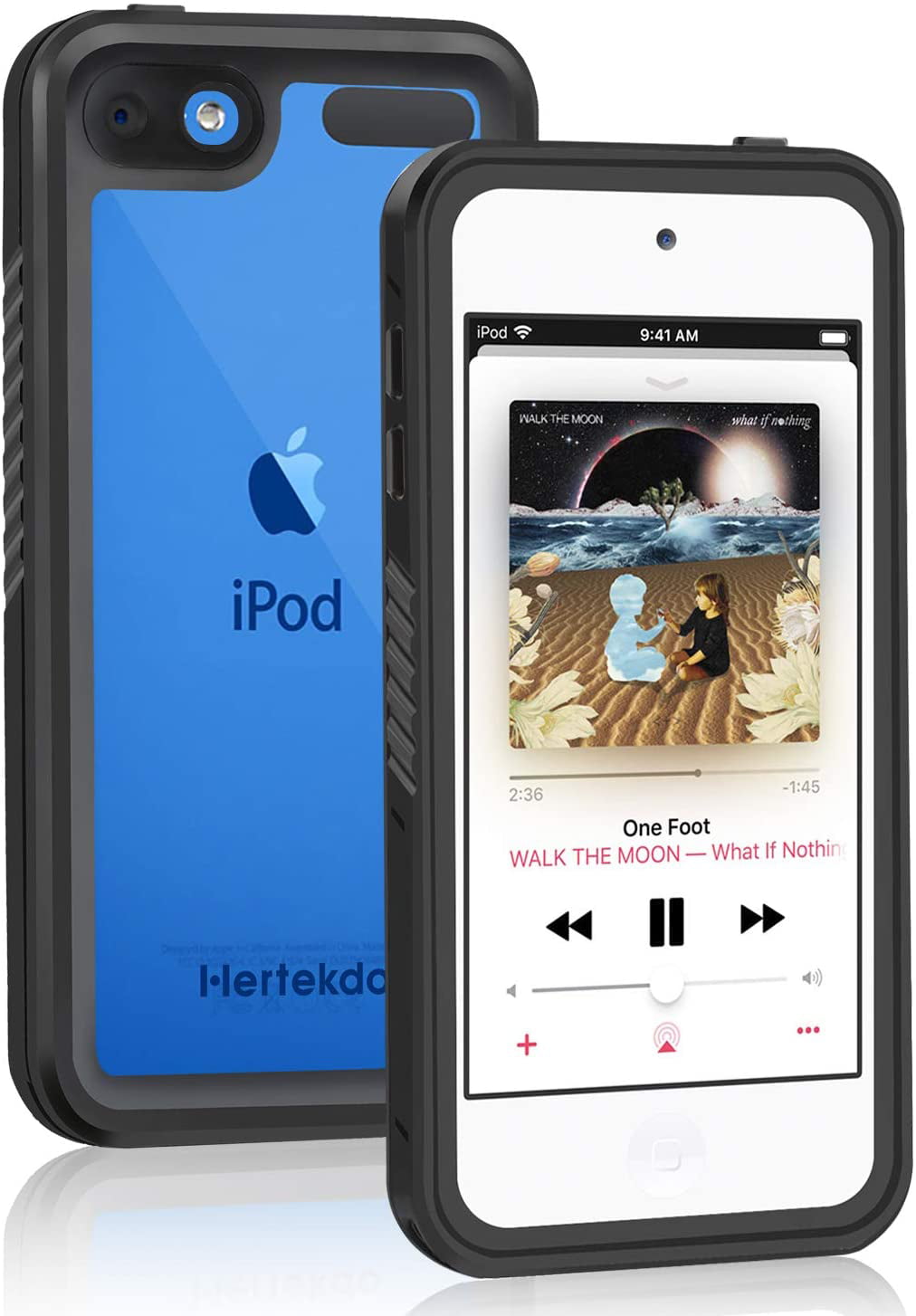 iPod Touch Waterproof Case, Hertekdo Waterproof Case for iPod 7 iPod 6