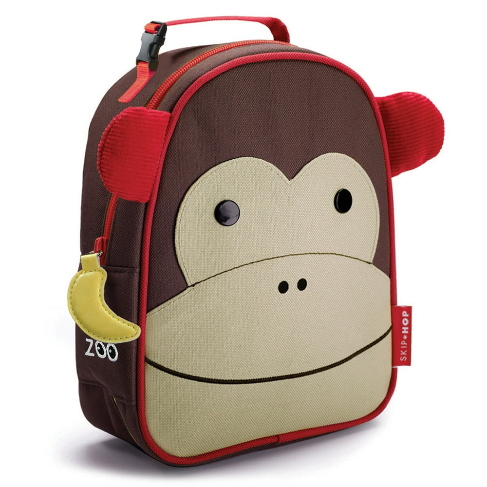 Skip Hop Zoo Lunchie Insulated Lunch Bag, Monkey - Walmart.com ...
