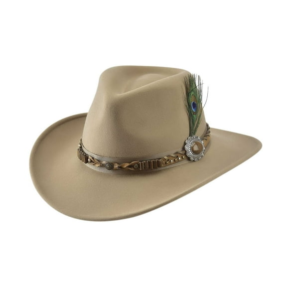 Bullhide Unisex Camel Rumours Premium Wool Felt Western Hat - 0813CA