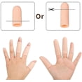 thumbnail image 4 of 20 piezas de protección para dedos, Gel de silicona, cunas para dedos, protección para pulgar, dedo, 4 of 5