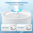Costway 9L Ultrasonic Humidifier for Large Room, Warm & Cool Mist, Top