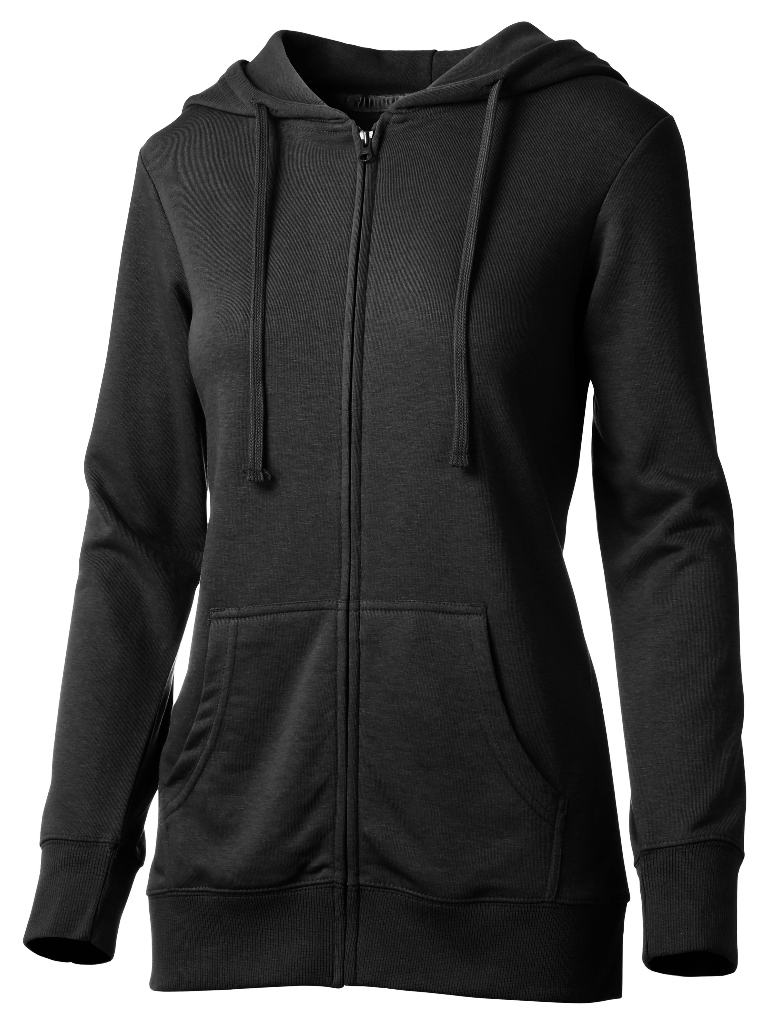 Ma Croix Womens Premium French Terry Zip Up Hoodie Cotton Face Hooded Sweatshirts