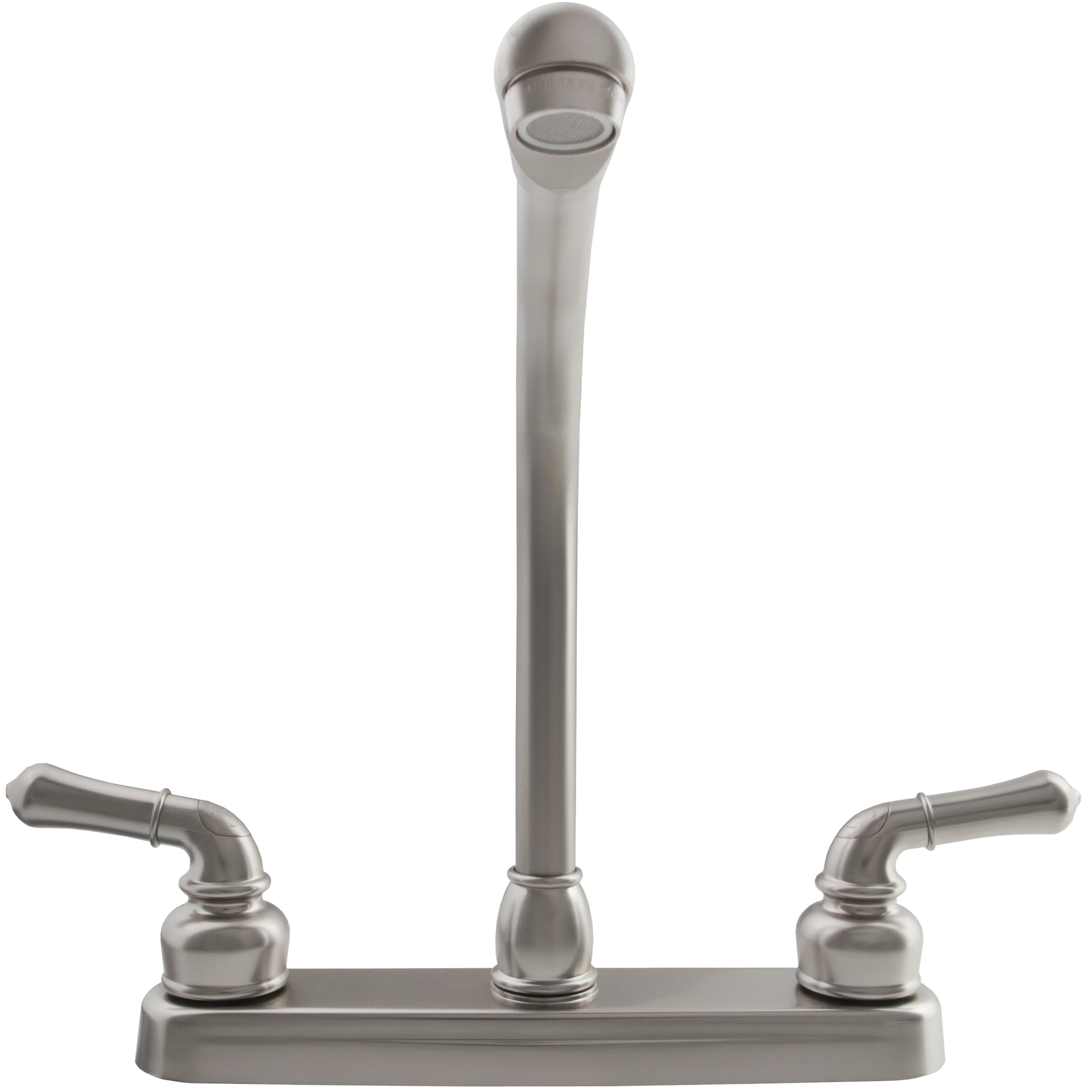 Dura Faucet Classical Hi-Rise RV Kitchen Faucet - Brushed Satin Nickel