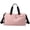 Pink, variant on LHNFT Duffel Bag Weekender Bags for Women Shoe Compartment & Wet Pocket Overnight Carry On Bag Water-resistant Travel Sport