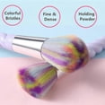 thumbnail image 3 of Makeup Brushes 10pcs Unicorn Makeup Brushes Set With Colorful Bristles Unicorn Horn Shaped Handles Fantasy Makeup Brush, 3 of 5