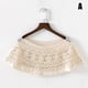 thumbnail image 1 of Women Vintage Crochet Knit Cape Lace Short Hollow out Shawls Shrug Poncho New, 1 of 2