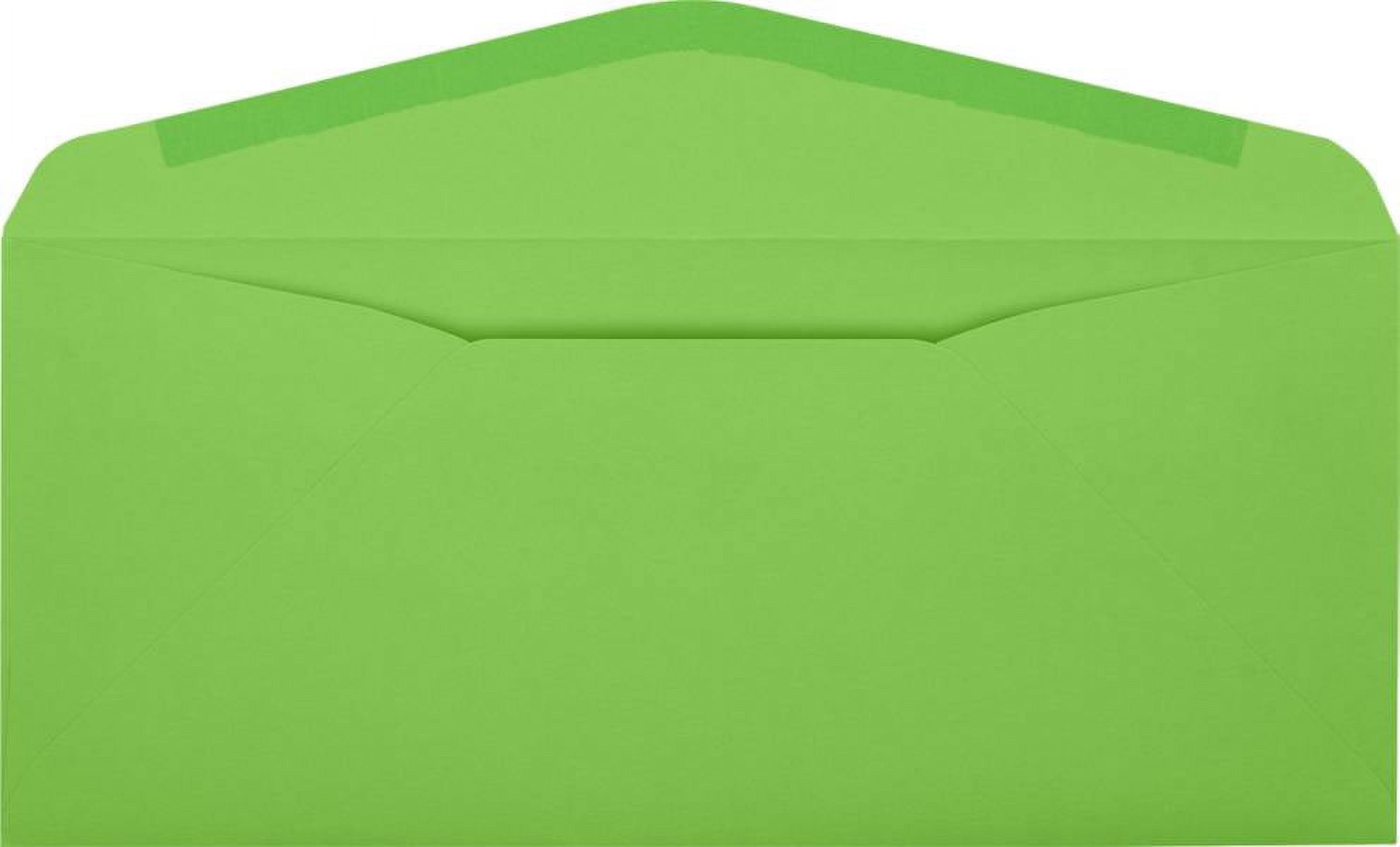 LUXPaper #9 Regular Envelopes, 3 7/8 x 8 7/8, Limelight, 1000/Pack