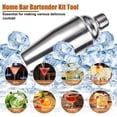 thumbnail image 3 of Set de coctelera Esmula Bartender Kit de 750 ml, 12 piezas con soporte, 3 of 7