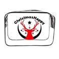 thumbnail image 3 of Clearance Christmas Makeup Bag, Transparent PVC Travel Toiletry Bag with Zipper - L, 3 of 3