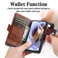 thumbnail image 2 of Case for Motorola Moto G31 Cover Leather Wallet Folio Case Book Design Flip Magnetic Closure - Brown, 2 of 5
