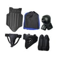 thumbnail image 2 of yotijay Taekwondo Sparring Equipment Collection Sanda Crotch Boxing Practice Body for Black, 2 of 8