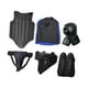 thumbnail image 2 of Protector corporal de entrenamiento de taekwondo, protector de entrepierna ajustable, profesional Negro, 2 of 9