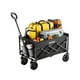 thumbnail image 1 of VEVOR Carrito Plegable para Exteriores, Carro de Transporte Plegable de 660 x 450 x 460 mm con Ruedas Todoterreno, Asa Ajustable Capacidad de Peso de 102,06 kg, para Playa, Jardín, Color Negro, 1 of 9