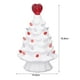 thumbnail image 2 of Árbol de LED para San Valentín de Cerámica – Decoración de 6.3 Pulgadas, Árbol Blanco con Corazón Rojo en la Cima, Centro de Mesa Romántico a Batería para Regalo del Hogar, 2 of 7