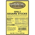 thumbnail image 2 of Golden Flavor- Spelt Sesame Sticks- 12oz bags (13 Pack), 2 of 3