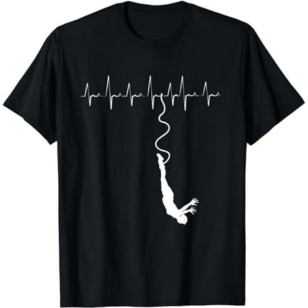 

Bungee Heartbeat Bungee Jump Sky Adrenaline Bungee Jumping T-Shirt