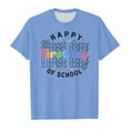 thumbnail image 3 of TJAZFJPA T-Shirts Unis pour Enfants, Saison de Rentrée Scolaire, Imprimé Graphique Mignon, Col Rond, Manches Courtes, T-Shirt Décontracté d'Été, Hauts T-Shirts Blancs pour Filles Teinture sur Nœuds, T-Shirts Vintage, 3 of 4