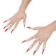 thumbnail image 2 of Kearding 10 piezas de uñas postizas, juguete para uñas, mano de obra fina aterradora, superficie lisa, accesorio de Cosplay, práctico para usar, Kits de decoración para fiestas rojo Kearding HA043415-02, 2 of 6